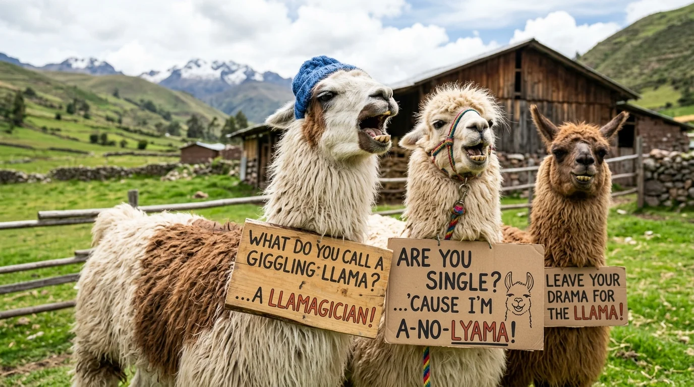 Funny Llama Puns
