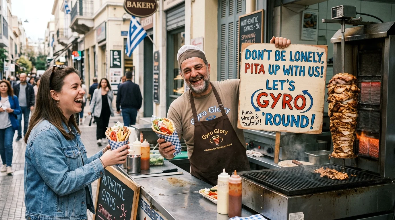 Greek Food Puns
