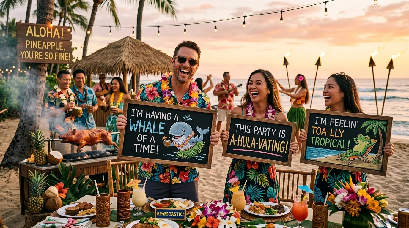 Tropical Party Puns
