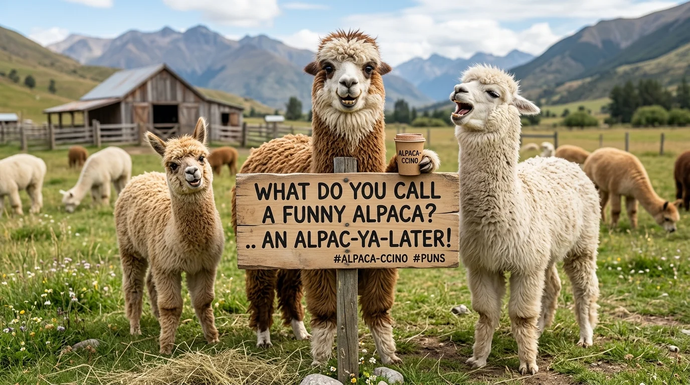 📚 School Alpaca Laughs