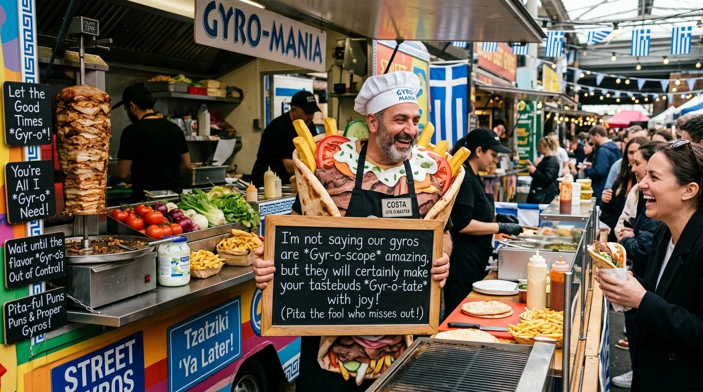 🥙 30 Extra Gyro Puns