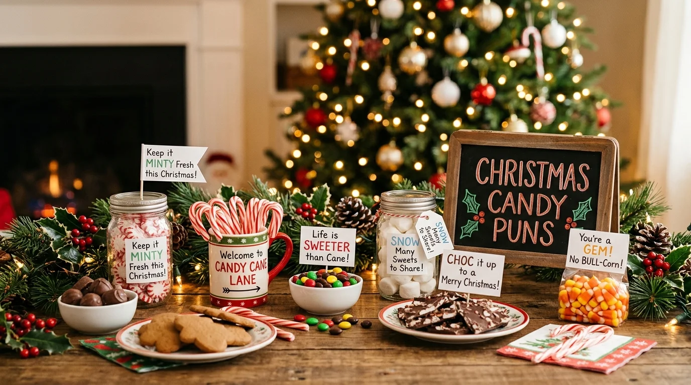 30 Extra Christmas Candy Puns