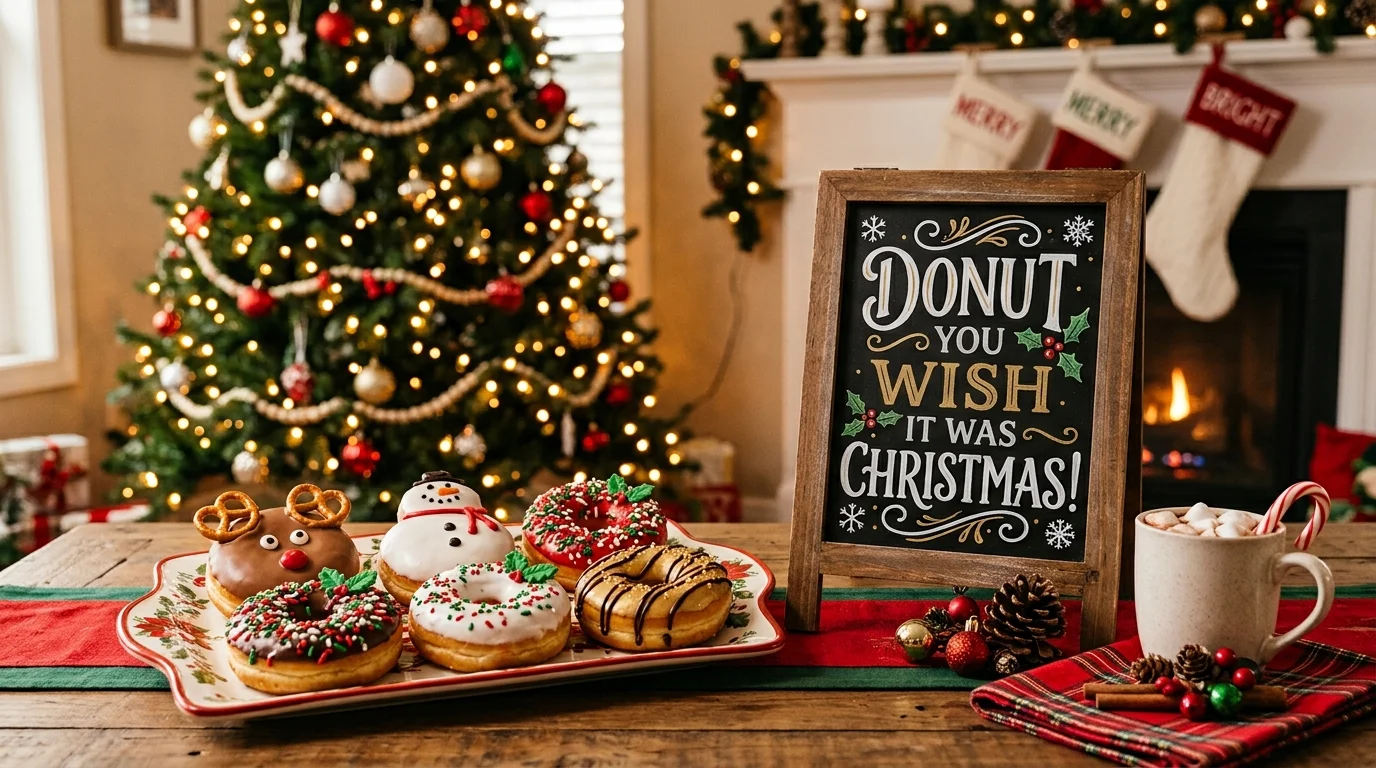 30 Extra Christmas Donut Puns