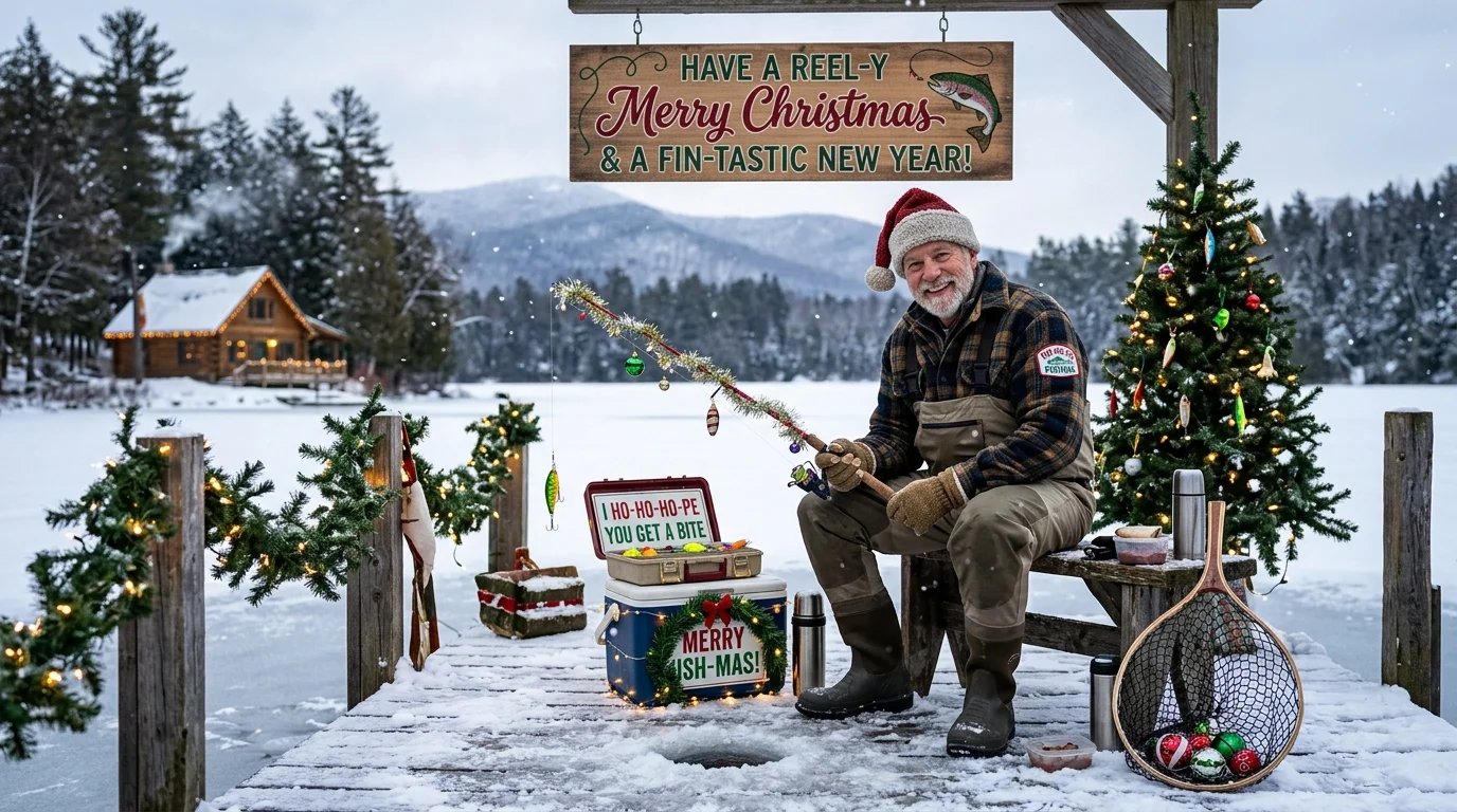 30 Extra Christmas Fishing Puns