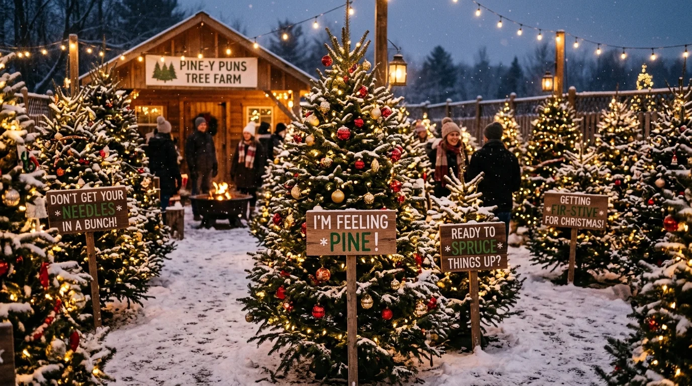 30 Extra Christmas Tree Puns