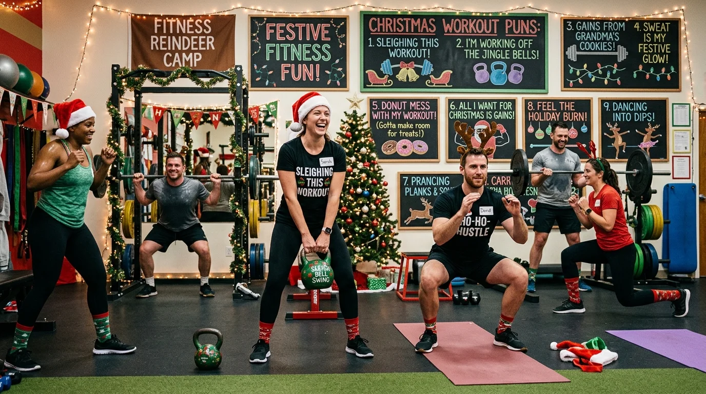 30 Extra Christmas Workout Puns
