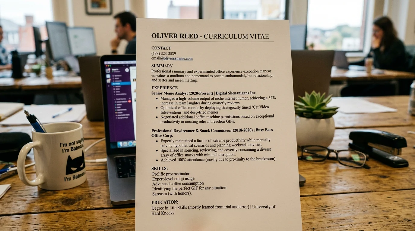 30 Extra Resume Jokes