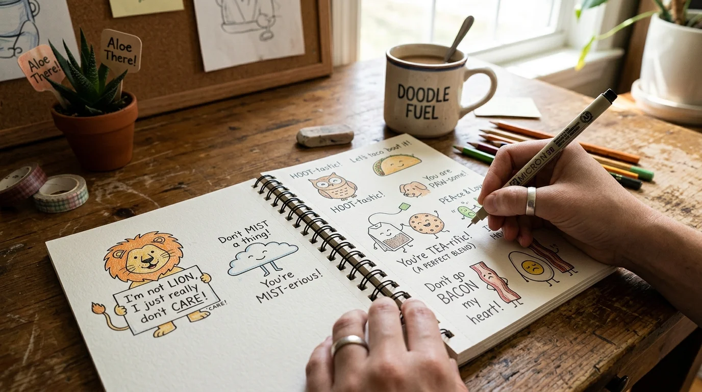 50 Extra Doodle Puns