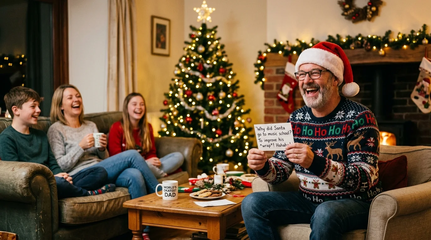 Christmas Tree Dad Jokes