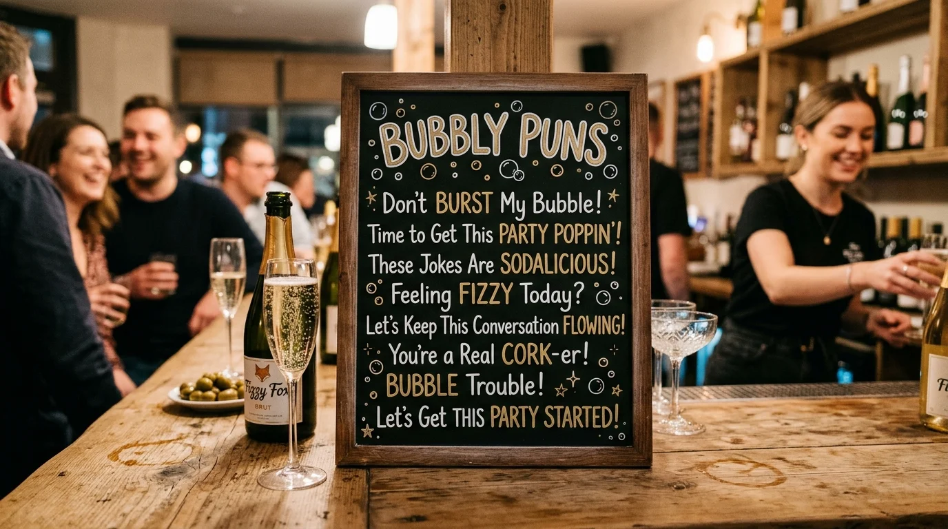 Funny Bubbly Puns