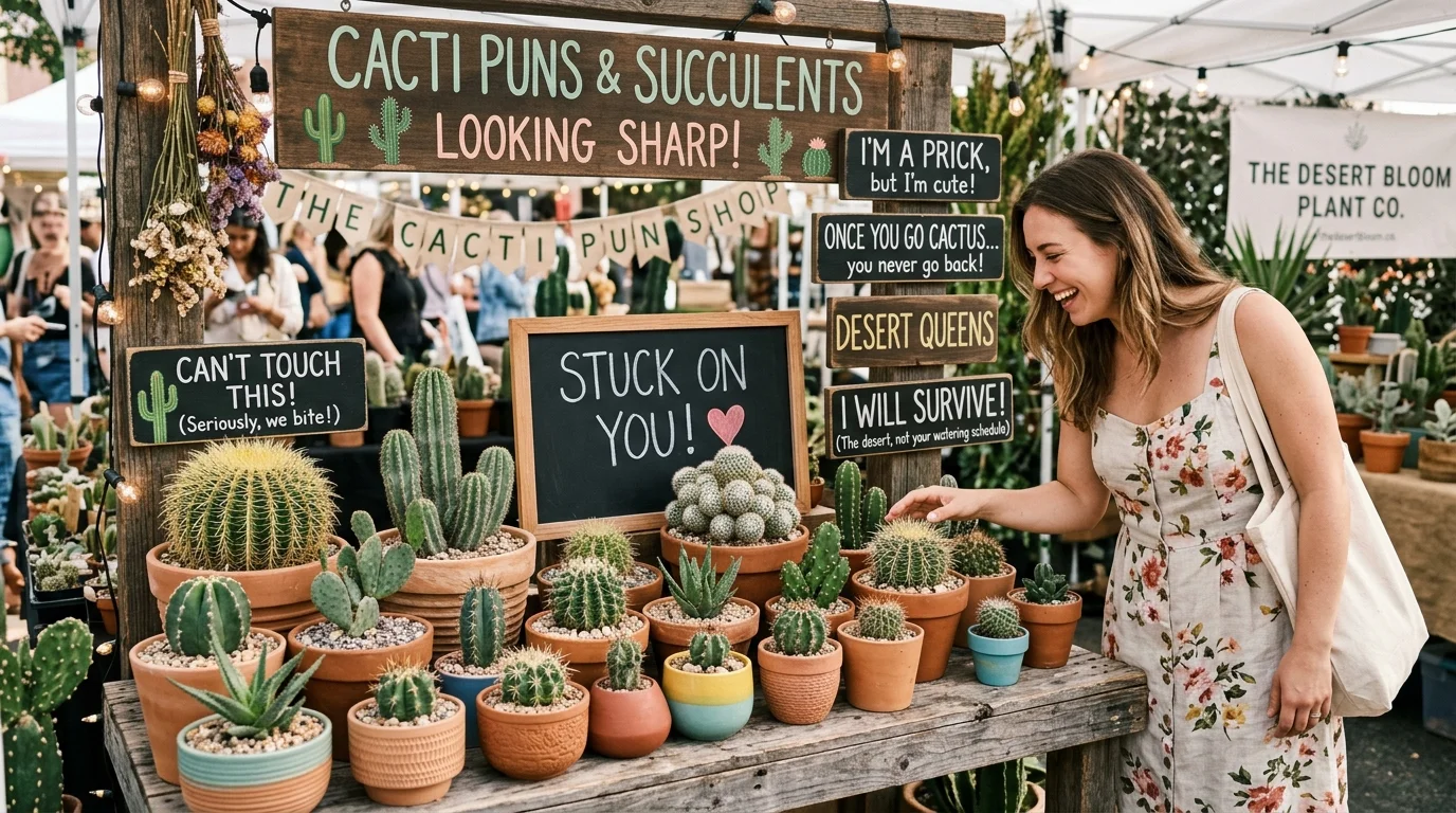 Funny Cacti Puns
