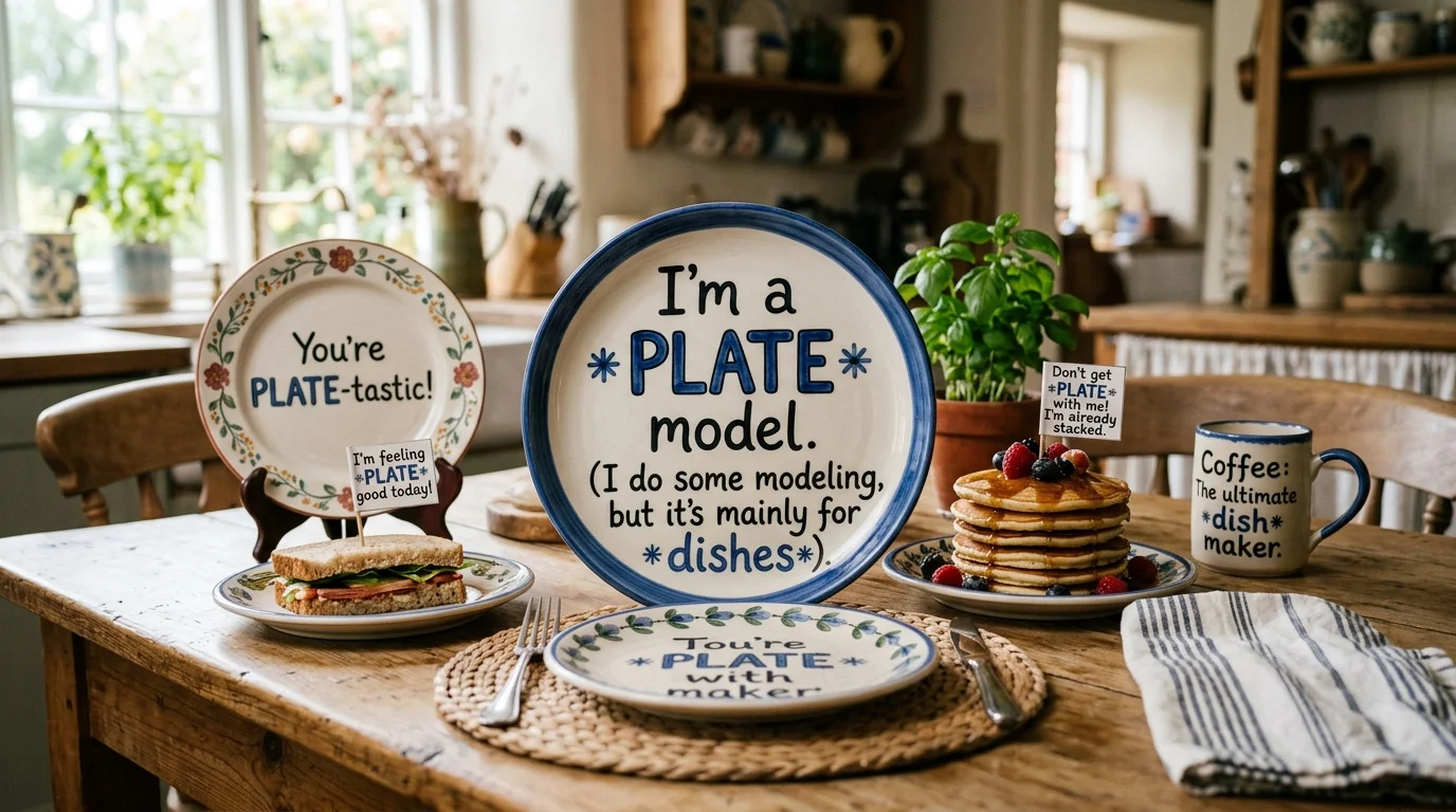 Funny Plate Puns
