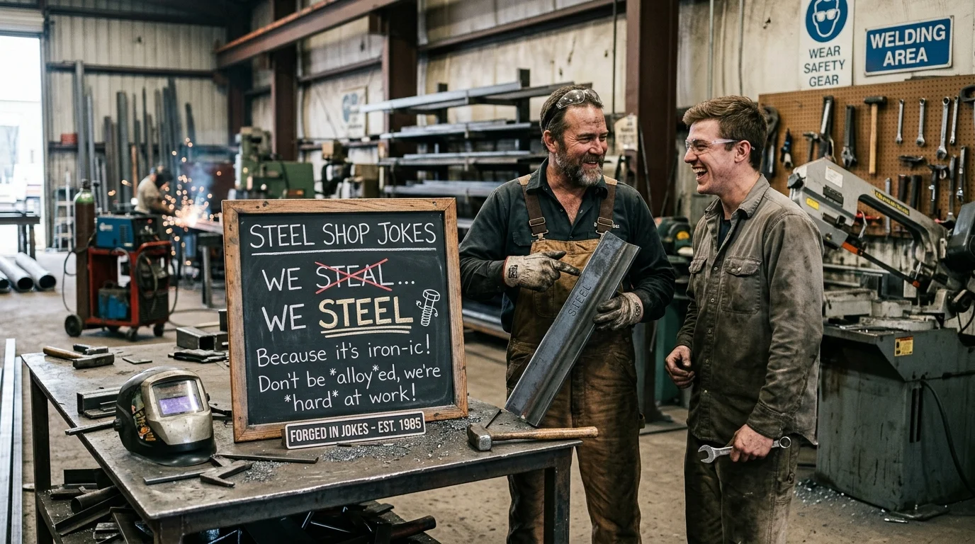 Funny Steel Puns
