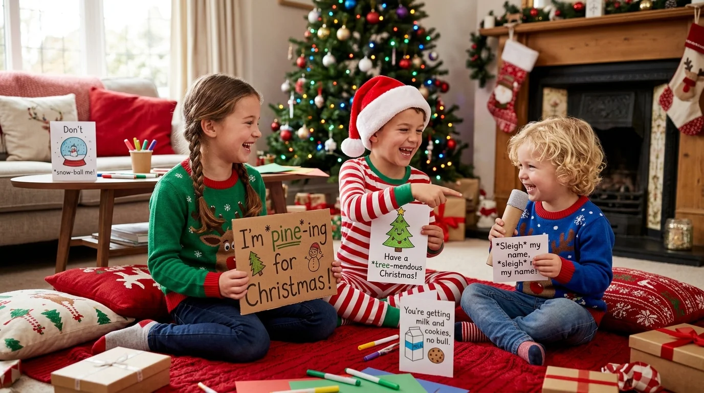 Santa Puns for Kids