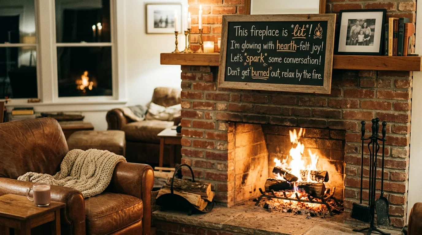 🔥 30 Extra Fireplace Puns