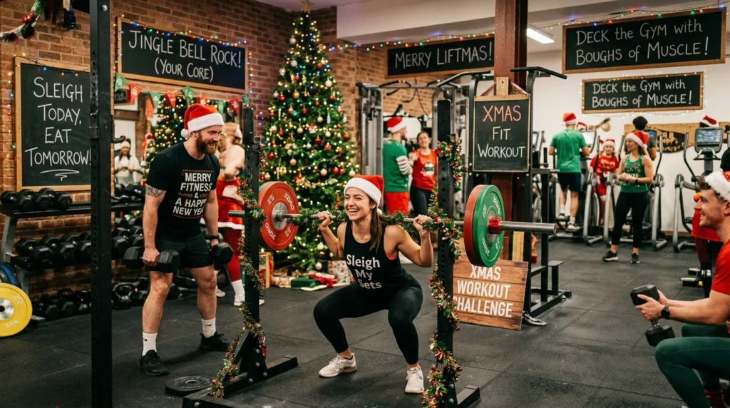 christmas workout puns