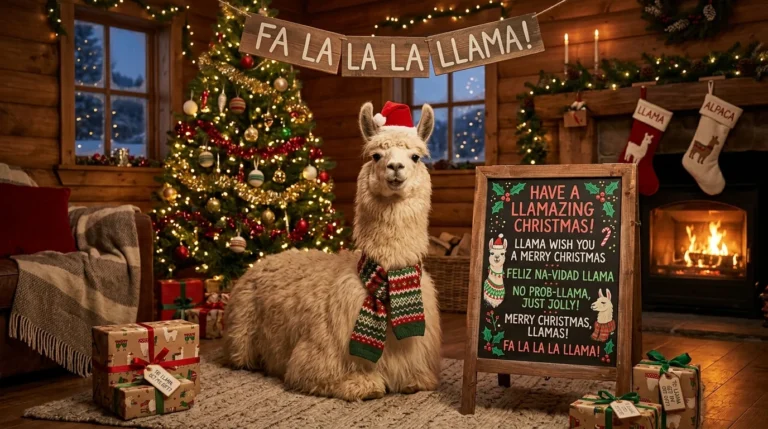 llama christmas puns