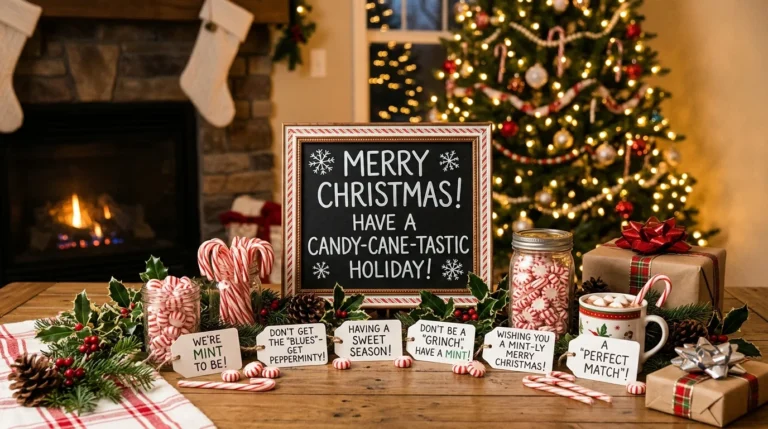 peppermint christmas puns