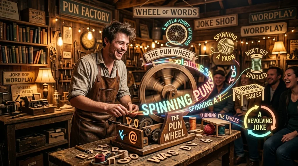 spinning puns