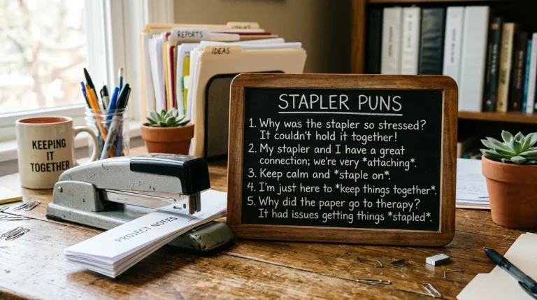 stapler puns